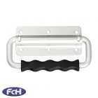 Un-Sprung Surface Mount Aluminium Handle with Moulded Grip